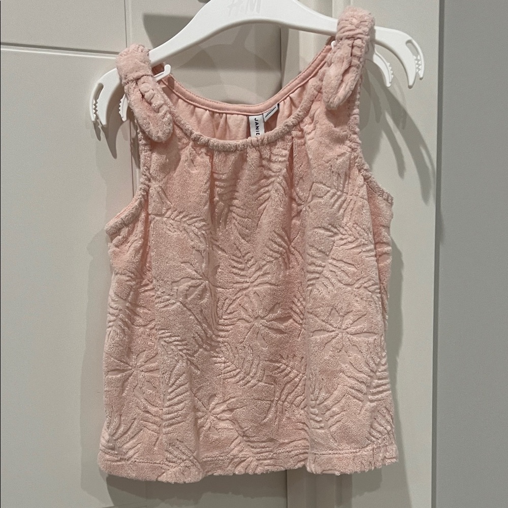 Janie & Jack Palm Terry Top, size 6